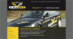 Desktop Screenshot of faust-fahrschule.de